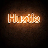 Hustle · LED Neon — Warmweiß