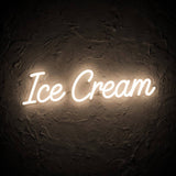 Ice Cream · LED Neon — Warmweiß