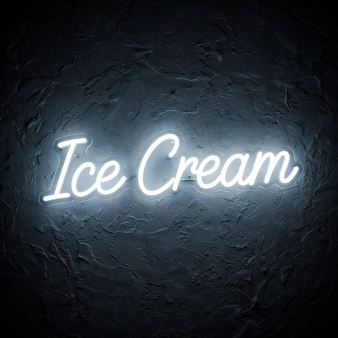 Ice Cream · LED Neon — Weiß