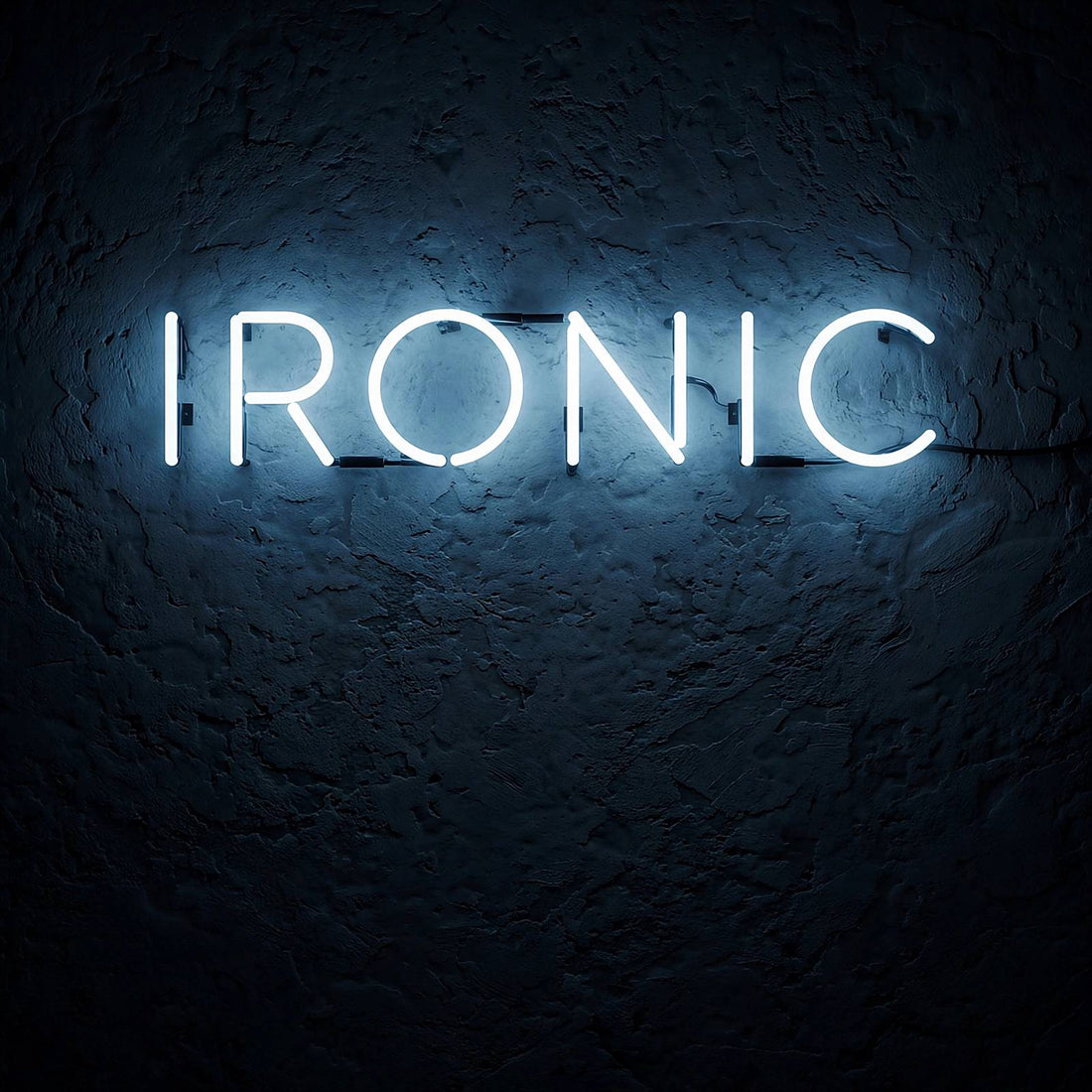 Ironic · LED Neon — Weiß