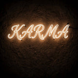 Karma · LED Neon — Warmweiß