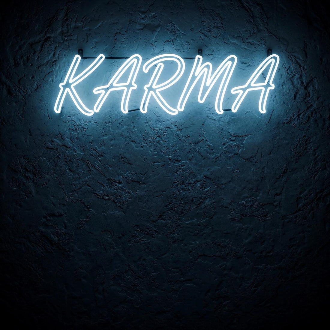 Karma · LED Neon — Weiß