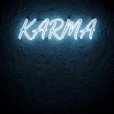 Karma · LED Neon — Weiß