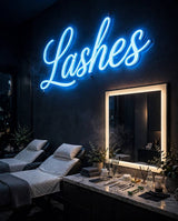 Lashes · LED Neon — Blau