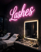 Lashes · LED Neon — Pink