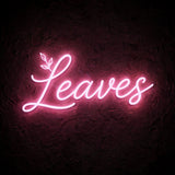 Leaves · LED Neon — Pink