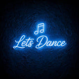 Lets Dance · LED Neon — Blau