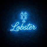 Lobster · LED Neon — Blau