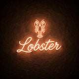 Lobster · LED Neon — Warmweiß