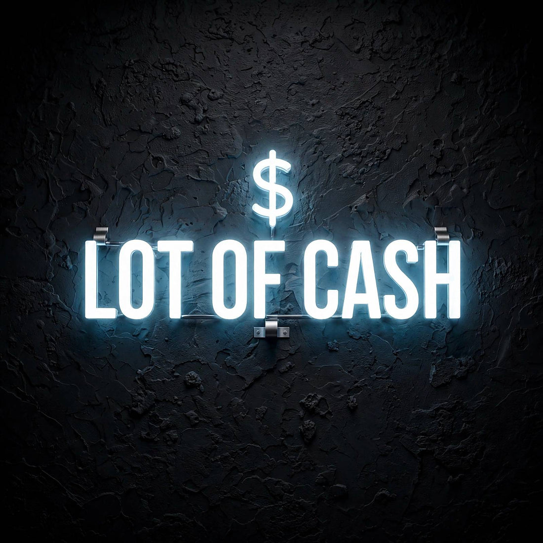 Lot of cash · LED Neon — Weiß