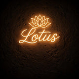 Lotus · LED Neon — Warmweiß