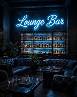 Lounge Bar · LED Neon — Blau