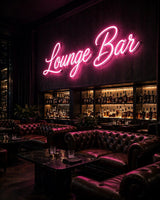 Lounge Bar · LED Neon — Pink