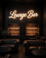 Lounge Bar · LED Neon — Warmweiß