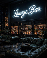 Lounge Bar · LED Neon — Weiß