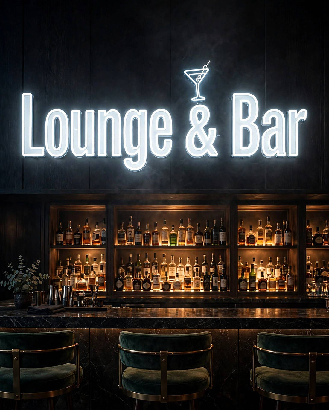 Lounge & Bar · LED Neon — Weiß