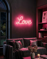 Love · LED Neon — Pink