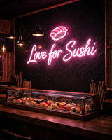 Love for Sushi · LED Neon — Pink