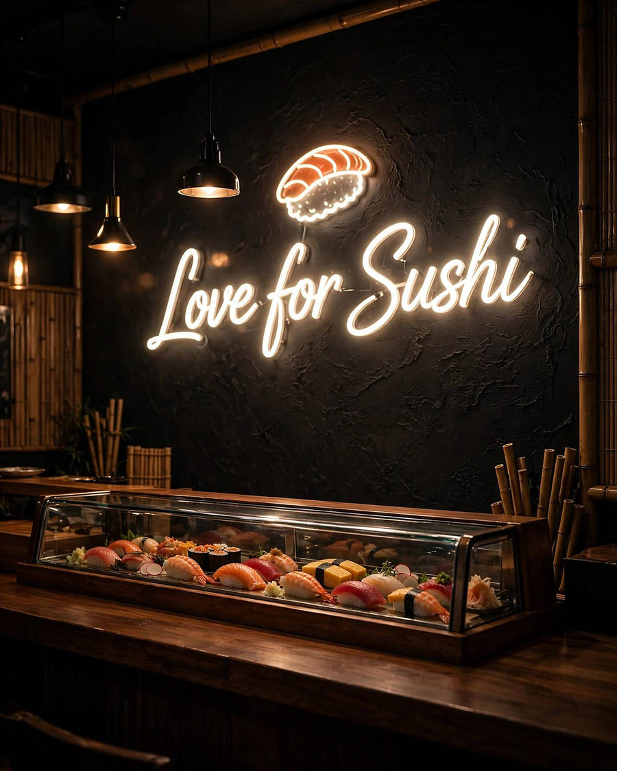 Love for Sushi · LED Neon