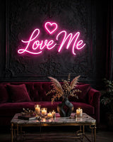 Love Me · LED Neon — Pink