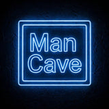 Man Cave · LED Neon — Blau