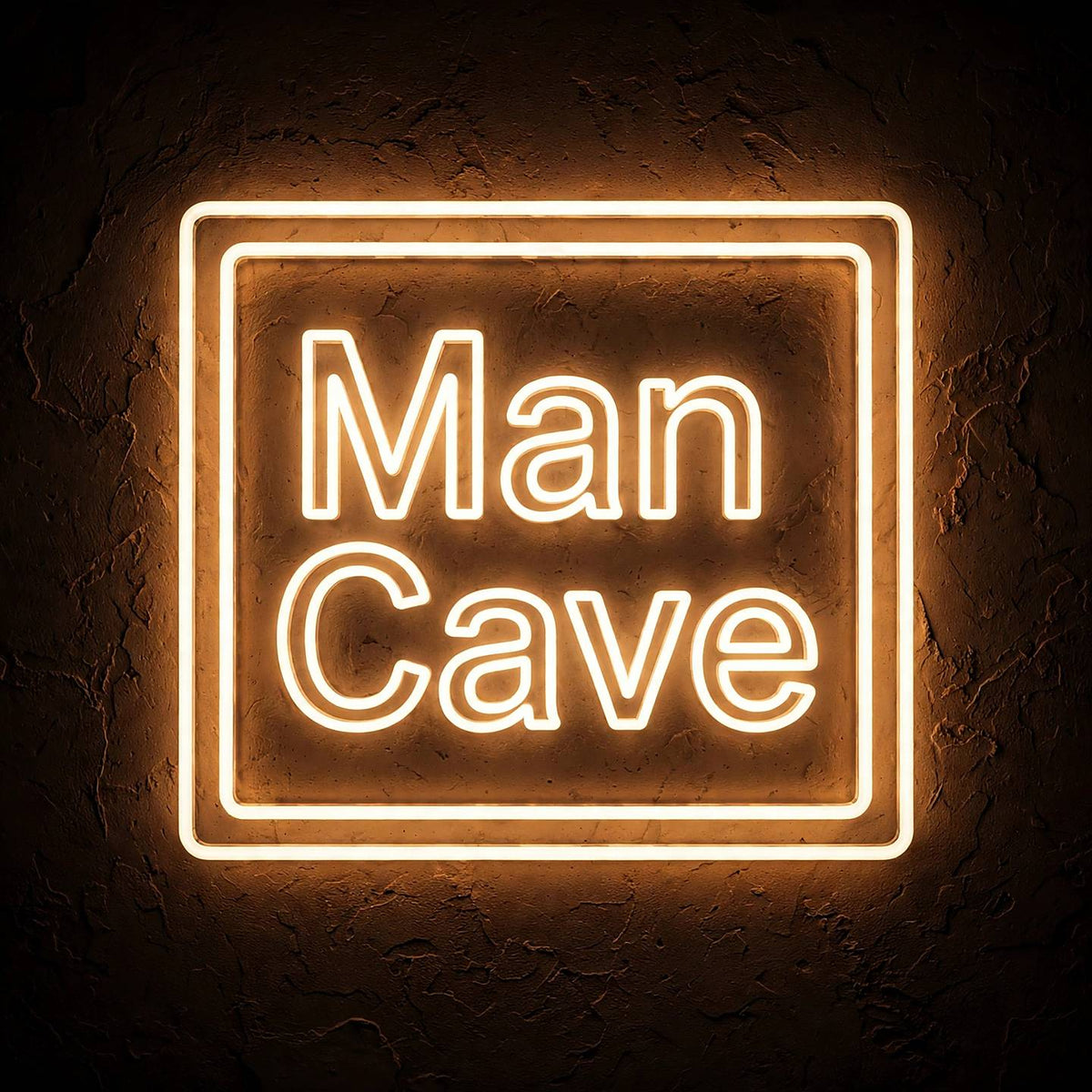 Man Cave · LED Neon — Warmweiß