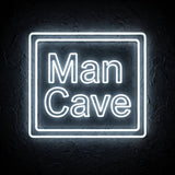 Man Cave · LED Neon — Weiß