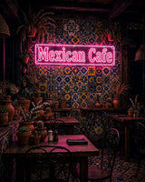 Mexican Cafe · LED Neon — Pink