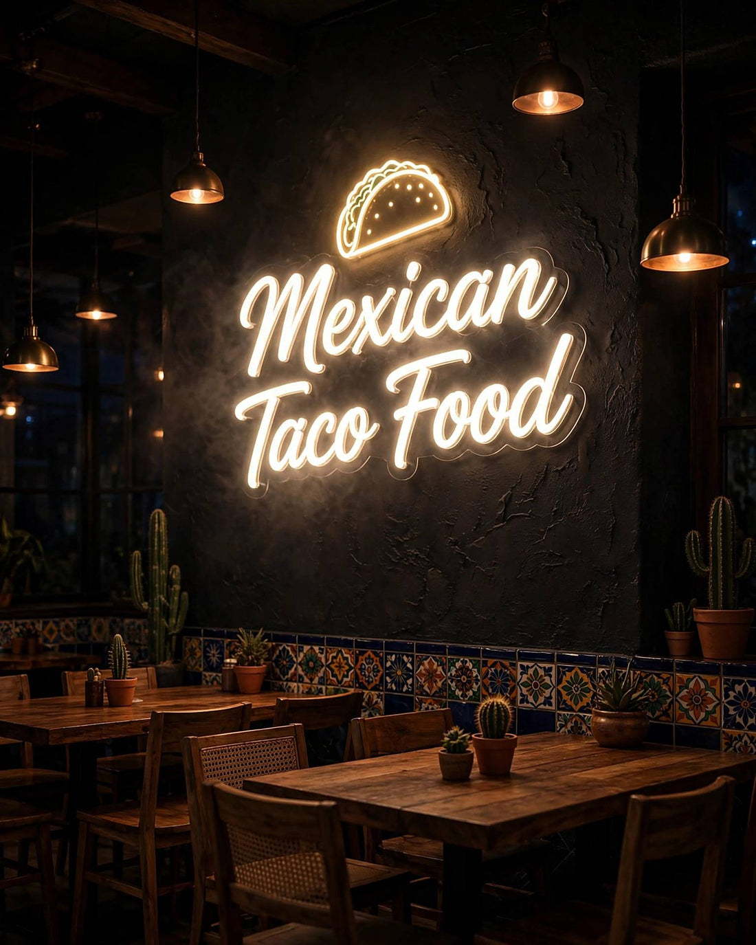 Mexican Taco Food · LED Neon