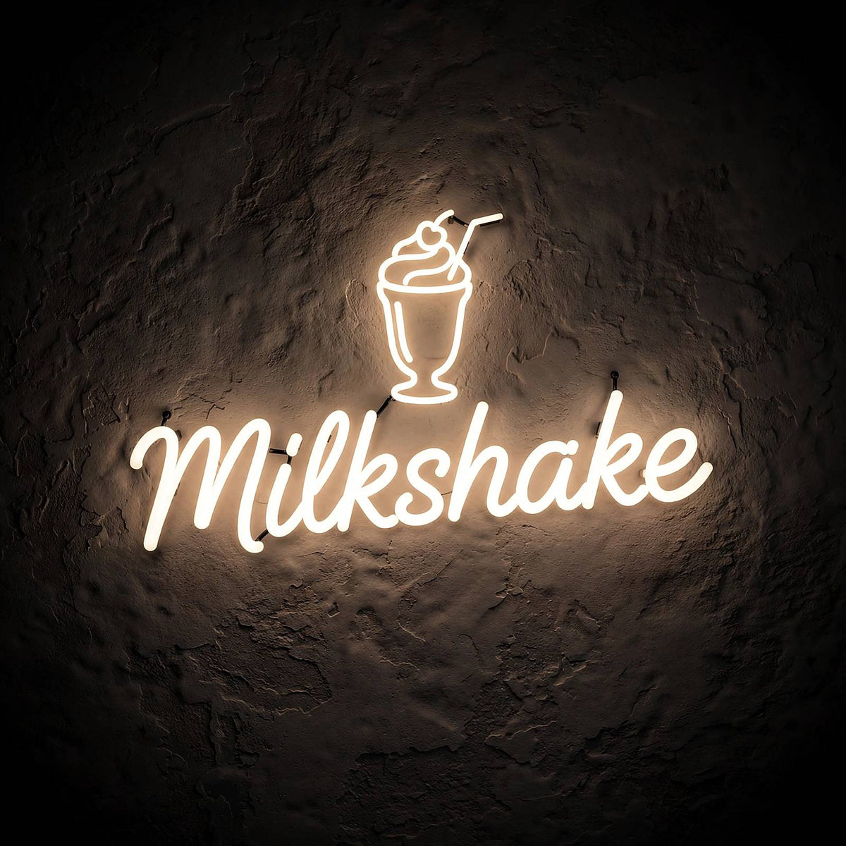 Milkshake · LED Neon — Warmweiß