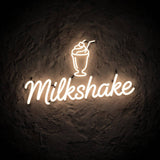 Milkshake · LED Neon — Warmweiß