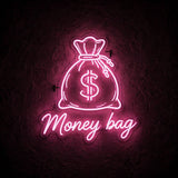 Money bag · LED Neon — Pink