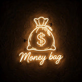 Money bag · LED Neon — Warmweiß