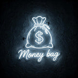 Money bag · LED Neon — Weiß