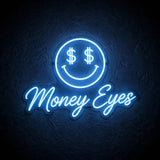 Money Eyes · LED Neon — Blau