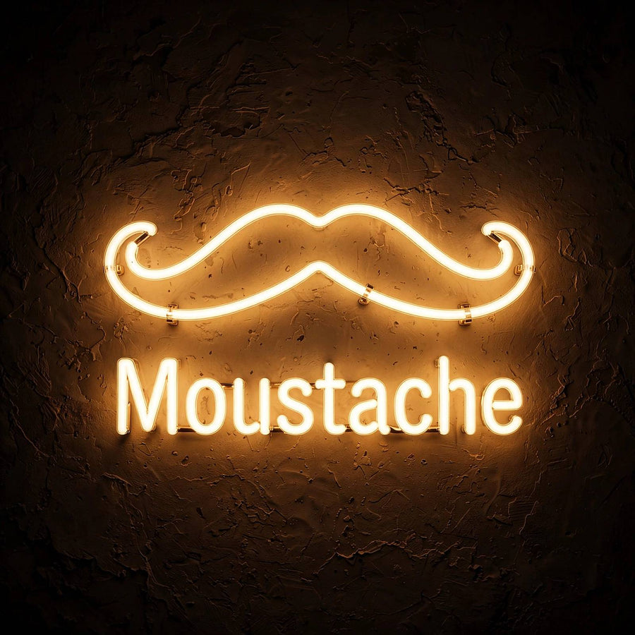 Moustache · LED Neon