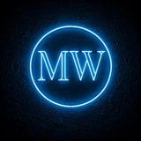 MW · LED Neon — Blau