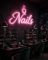 Nails · LED Neon — Pink