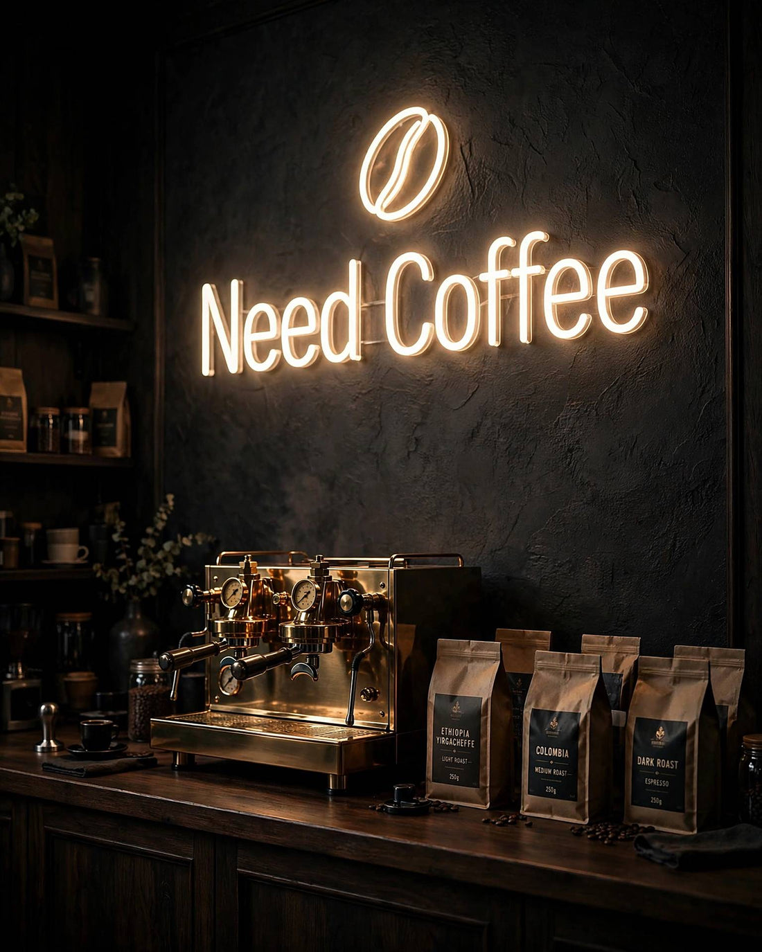 Need Coffee · LED Neon