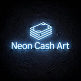 Neon Cash Art · LED Neon — Blau