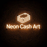 Neon Cash Art · LED Neon — Warmweiß
