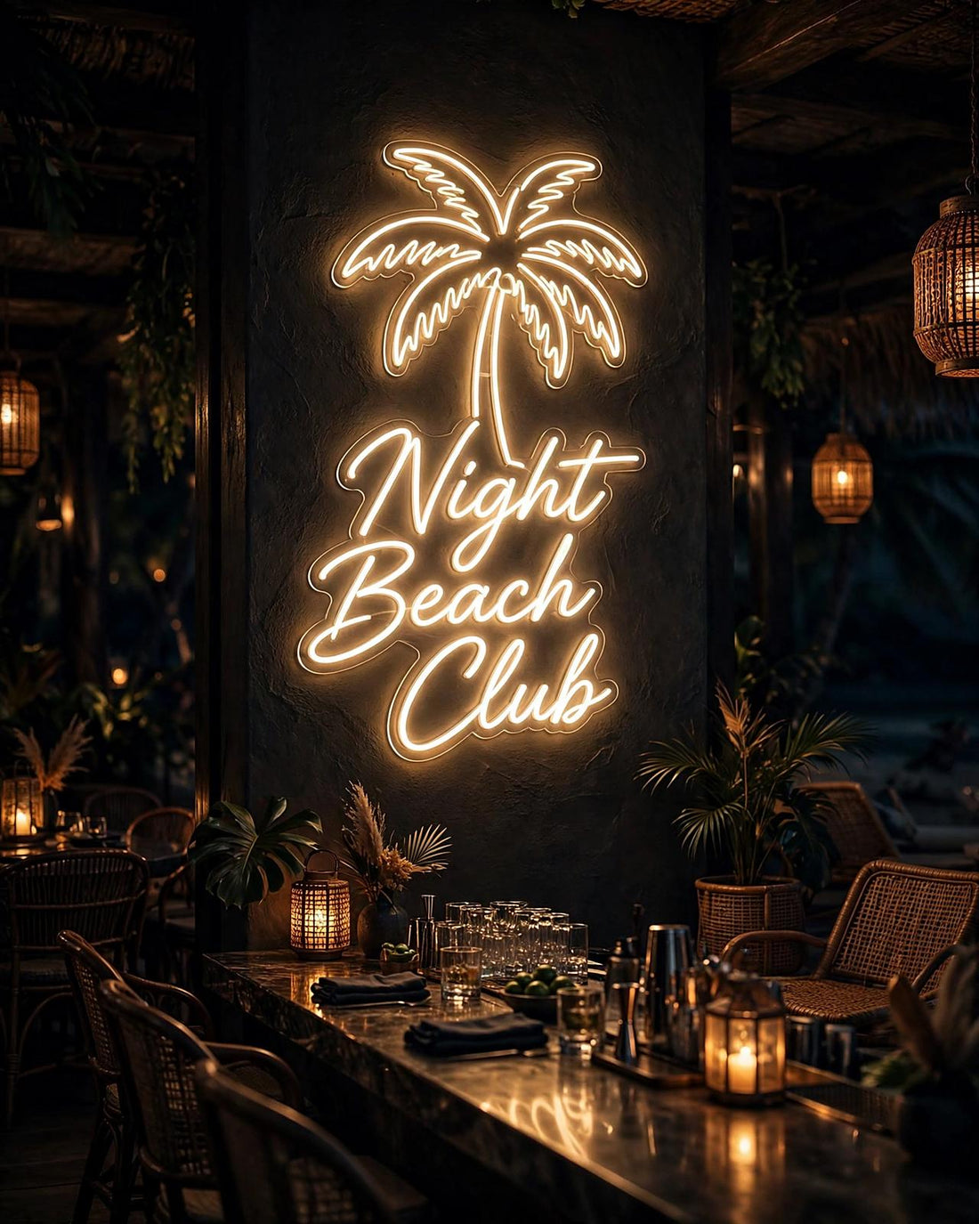 Night Beach Club · LED Neon