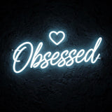 Obsessed · LED Neon — Weiß