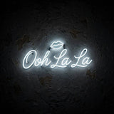 Ooh La La · LED Neon — Weiß