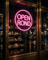 Open Rond · LED Neon — Pink