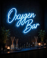 Oxygen Bar · LED Neon — Blau