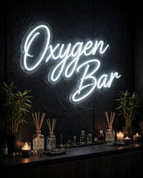 Oxygen Bar · LED Neon — Weiß