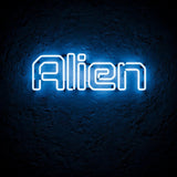 Alien · LED Neon — Blau