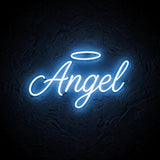 Angel · LED Neon — Blau