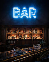 Bar · LED Neon — Blau